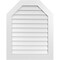 Ekena Millwork Octagonal Top Surface Mount PVC Gable Vent w/ 3-1/2"W x 1"P Standard Frame, 30"W x 38"H GVPOT30X3801SN - alternate 1